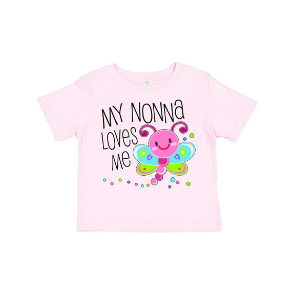 Inktastic My Nonna Loves Me Cute Dragonfly Boys or Girls Toddler T-Shirt