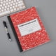 thumbnail image 2 of Yuseik Liquidación 2 Cuadernos Mini con Copos de Nieve de Mármol y Costuras Gruesas, Rojo, (2 Cuadernos), 2 of 8