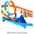 thumbnail image 4 of Pista de Carros de Juguete Mattel Hot Wheels Acrobacias Lanza y Choca, 4 of 7