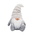 thumbnail image 2 of Matsuzay de centro de de muñeco de barba larga sin rostro de Navidad, adorno Adorable, decoración de estante de sofá, decoración de Kits de decoración para fiestas sombrero de rayas Matsuzay HA010022-01, 2 of 6