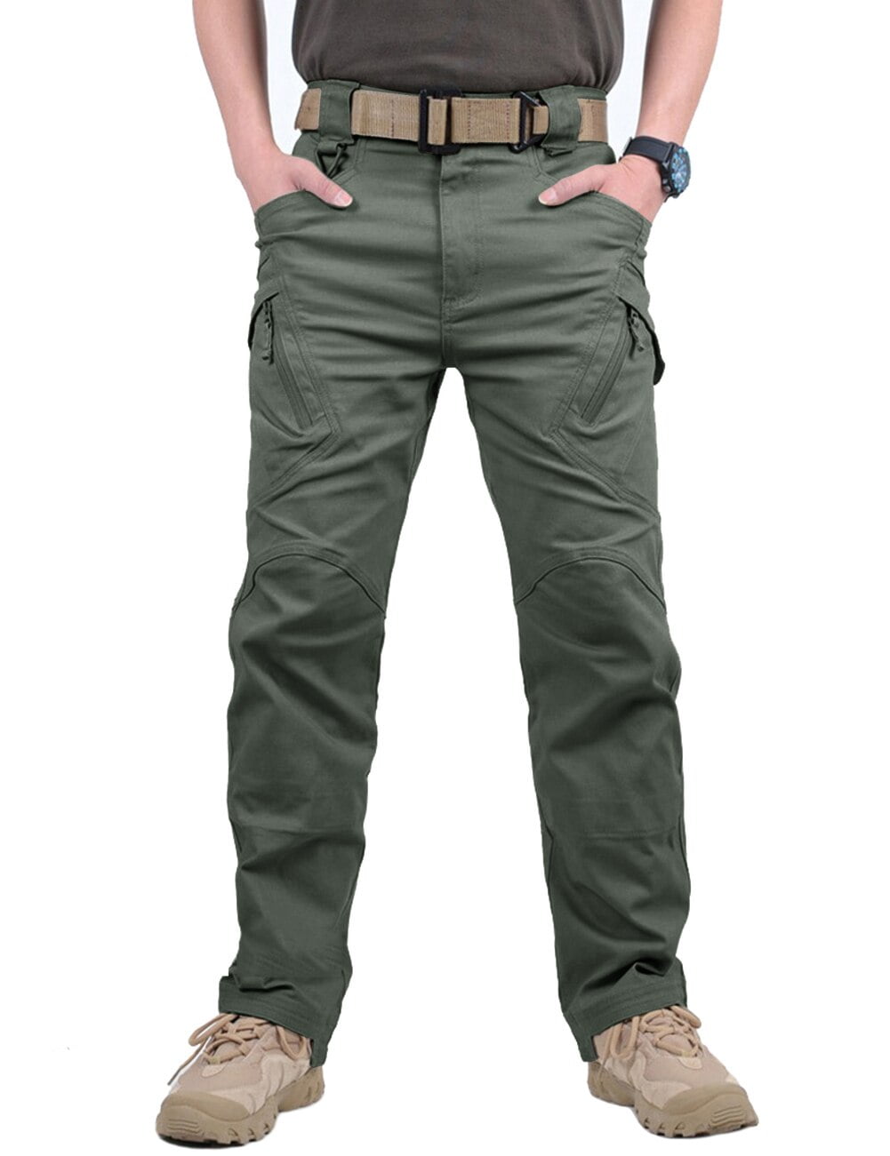 Buy Mens Combat Cargo Work Trousers With Knee Pad Pockets Retro Casual  Cargo Pants Online at desertcartINDIA