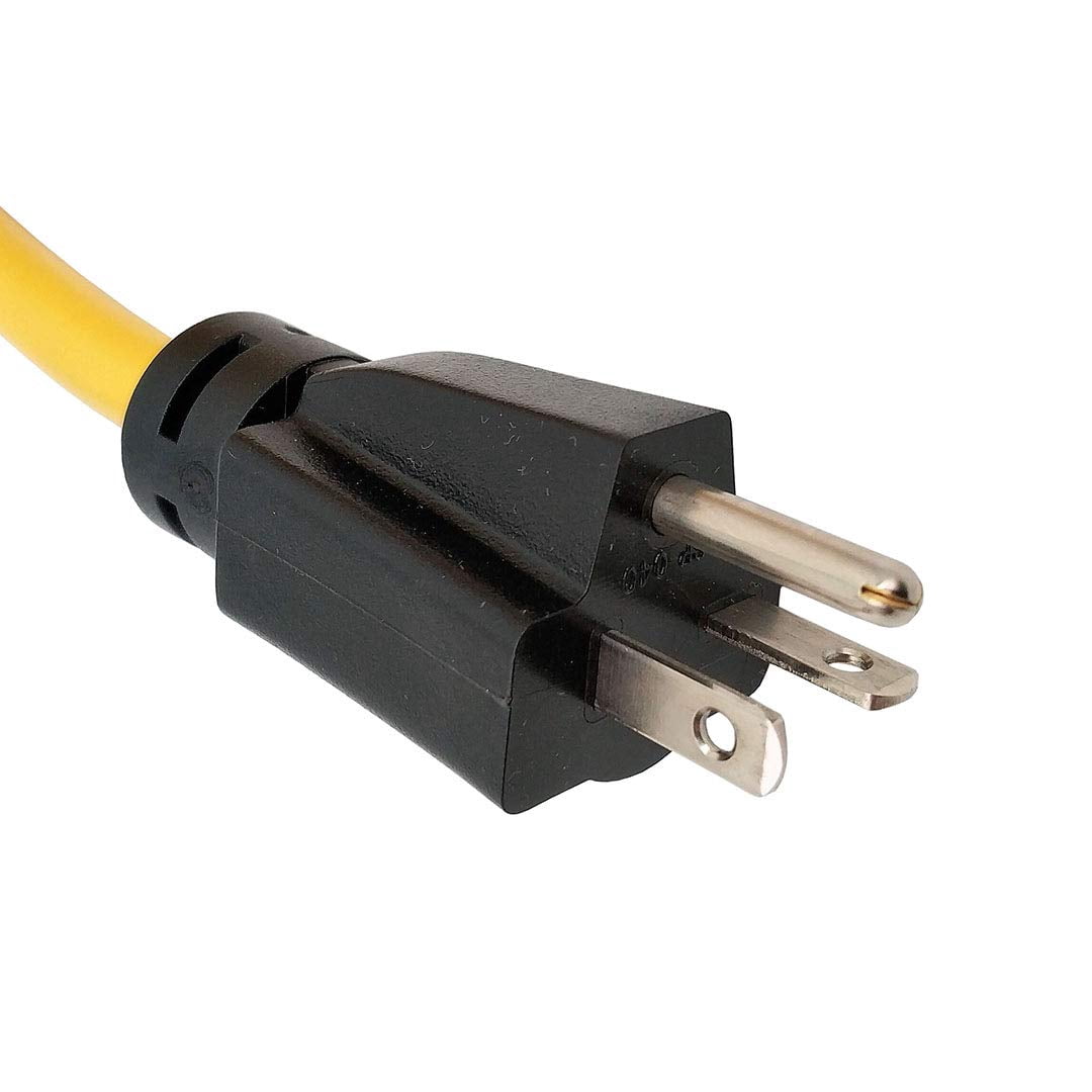 Parkworld 885750 NEMA 6-20 Extension Cord 6-20P to 6-20R (T Blade Female Also for 6-15R), 250V, 20A, 5000W (10FT)
