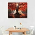 thumbnail image 2 of GOSMITH Tree Canvas Wall Art Autumn Forest Picture Tee of Life Art Prints on Canvas Nature Landscape Sunset Painting Modern Giclee Artwork Stretched for Home Living Room Decoration, 2 of 4