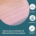 thumbnail image 5 of XGFHYJEH Pillow Cases, Pillow Cases Set of 2, Pillow Cases Standard, Pillowcases Under $10, Pillow Covers, Pillow Covers for Spring Summer Autum Winter, 40*60CM, cotton, 5 of 5