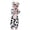 66White6, variant on XAOFW Unisex Kids Onesie Pajamas Kids Cozy Full Zip Hooded Halloween Pajamas Jumpsuit Cute Cow Printed Loungewear For Boys Girls 12-24 Months