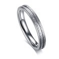 thumbnail image 1 of Men Women Stainless Steel Wedding Bands Forever Love Engagement Rings, 1 of 7
