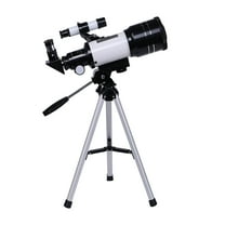 Telescope for Adults150X 70mm Aperture Astronomical Telescope Refractor Tripod Finder For Beginner Binoculars for Kids White