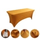 thumbnail image 1 of Nvzi Manteles para mesas de 6 pies, manteles de licra de 6 pies, manteles rectangulares dorados de 6 pies para eventos, bodas, banquetes y fiestas, 1 of 5