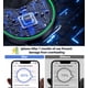 thumbnail image 5 of Soporte de cargador inalámbrico magnético Cargador rápido Mag-Safe de 15 W para iPhone 16/16 Pro/16 Plus/16 Pro Max/15/14/13/12 Series Estación de carga inalámbrica magnética/almohadilla con luz para, 5 of 5