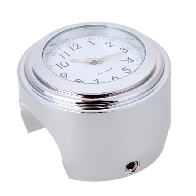 Relojes De Moto Universal impermeable 7/8 motocicleta bicicleta manillar montaje reloj reloj Tmvgtek Accesorios para autos y motos