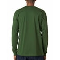 thumbnail image 3 of Bayside Adult 6.1 oz., 100% Cotton Long Sleeve T-Shirt - BA6100, 3 of 4