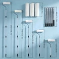 thumbnail image 2 of 9-Inch Paint Roller Set with 5-Section Telescopic Pole (Max 205cm) - All-in-One Interior Wall & Ceiling Painting Kit for Home Renovation, Includes Roller Frame, 3 Roller Covers, Protective ,, 2 of 6