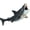 Megalodon Shark, variant on Jurassic Large Mosasaurus Dinosaur Toy 13.4’’, Realistic Dinosaur Toy Figures, Dinosaur Figurine, Deep Sea Monster Plastic Ocean Protector Dinosaur for Bath Pool Toy, Cake Topper Decoration