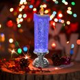 thumbnail image 5 of JeashCHAT Christmas Home Decoration Craft Night Light Colorful Crystal Candle LED Night Light, 5 of 5