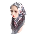 thumbnail image 3 of Baberdicy Muslim Head Cover, F Scarfs Wrap Scarf Scarf for Islam Lady Print Muslim Neck Neckerchief Head Women Travel Wrap Cashew Folk-Custom Shawl Scarf Women Scarves One Size, 3 of 3