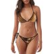 thumbnail image 1 of Fotbe Happy Fluffy Running Dog Traje de Baño para Mujer de Dos Piezas – Bikini Sexy de Tirantes Tipo Halter con Diseño Triangular, 1 of 6