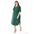 thumbnail image 4 of Vestido largo Roman Fashion /Tallas Extras, 1765 (Verde botella) verde oscuro 36, 4 of 6