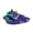 purple, variant on Cartoon Shark Glow in the Dark Slippers EVA Non Slip House Slides