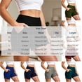 thumbnail image 3 of Tumotour Yoga Shorts for Women's High Elastic Waisted Board Shorts With Pocket and Athletic Workout Shorts Running Shorts, 3 of 7