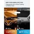 thumbnail image 3 of Protector Solar para Parabrisas Proadsy 2025 Mejorado para Honda Civic, 3 of 9
