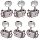 thumbnail image 3 of Naiovety Clavijas de afinación de guitarra Perillas de afinadores de 6 cuerdas Piezas de reemplazo de instrumentos de cuerda Artesanía Plata Naiovety HA060581-01, 3 of 6