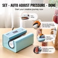 thumbnail image 5 of VEVOR Auto Tumbler Heat Press Machine, Mug Heat Press for 11-30oz Sublimation Tumblers, Heat Up Fast and Even, Tumbler Press with Tape and Glove, Temp and Time Setting, for Tumblers, Mugs, Blue, 5 of 9