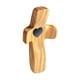 thumbnail image 1 of Cruz de madera Pieza de mano de nogal americano Soporte de cruz de pulgar Pieza de mano de Pascua de iglesia, 1 of 6