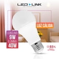 thumbnail image 2 of Set 90 Focos LED 9W E26 Luz Blanca Cálida Led Link, 2 of 4