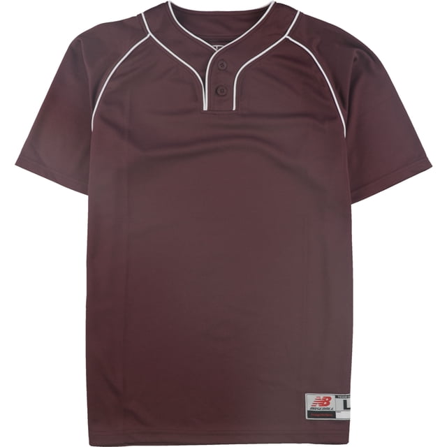 New Balance - Camiseta de béisbol para niño, color morado, L