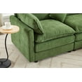 thumbnail image 5 of Tabaray 101" Sectional Sofa Couch, Modular L Shaped Sectional Sofas, Comfort L Sofa Couch for Living Room Sleeper Comfy Furniture Modern Couch Sofa with Chaise Ottoman Office Apartment, (Green ), 5 of 7