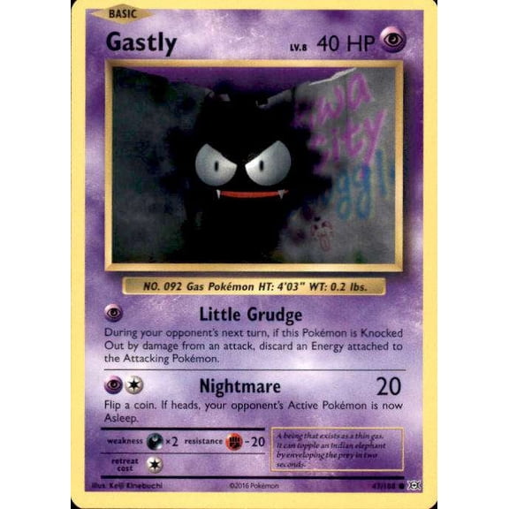 Pokemon Evolutions Common Gastly #47