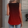 thumbnail image 6 of Qwertyu Womens Tank Tops V Neck Ruched Cute Summer Tops Loose Fit Casual Sleeveless Beach Vacation Clothes for Woman 2026 Wine S, 6 of 6