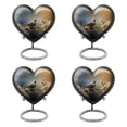 thumbnail image 2 of Red Sparrow Heart Shaped Urns For Men - Mini Urns For Human Ashes Keepsake - Adult Urns For Human Ashes Men - Small Heart Shaped Urns For Human Ashes - Funeral Urns For Women (Size -3Inch, 1Pcs), 2 of 5