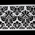 thumbnail image 4 of TechWave Baking Tool Side Mould Damask Lace Flower Border Fondant Cake Stencil Mini Copper Cake Pans with Removable Bottoms Jellyroll Pan with Rack Rectangular Cake Pan with Jellyroll Pan 10x15 with, 4 of 7