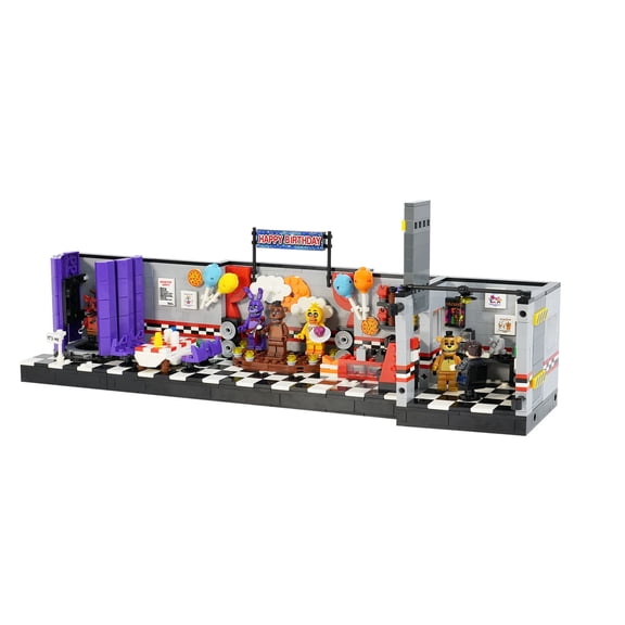 FNAF Five Nights at Freddy's Midnight Bear Stage MOC Building Block Set 1140pcs