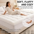 thumbnail image 3 of Mattress Topper 1000 Gsm Twin Size,Premium Quilted 1000Gsm Extra Thick Mattress Topper,Mattress Topper Twin,Twin Mattress Topper,Mattress Pad, 3 of 8