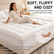 West Mattress Topper King Size,Premium Quilted 1000Gsm Extra Thick Mattress Topper,King Size Mattress Topper,King Mattress Topper,Mattress Topper King,Mattress Topper King Size Bed