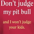 thumbnail image 3 of CafePress - Don't Judge My Pit Bull And I Dark T Shirt - Men's Classic Graphic Cotton T-Shirt, 3 of 4