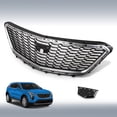 thumbnail image 2 of Front Bumper Upper Grille W/O Camera Chrome Grill Fit For 2021-2023 Cadillac XT4, 2 of 10