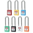 thumbnail image 5 of 5 Pieces Padlock Industrial Car Lockout Kit Simple Durable Access Control Equipment Lockpicking Sets Safety Locks for Companies Red, 5 of 5