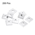 thumbnail image 2 of Unique Bargains Square Nuts, M5x10mmx2mm Zinc-Plated Metric Coarse Thread Assortment Kit, 200pcs, 2 of 5