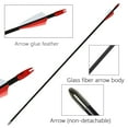 thumbnail image 5 of Runzkzy 29inch Fiberglass 6/12 PCS Archery and Hunting Arrows Combined with Recurve Bows and Arrows, 5 of 13
