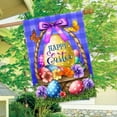 thumbnail image 4 of Briarwood Lane Happy Easter Egg Basket House Flag, 4 of 4