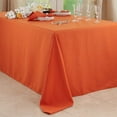 thumbnail image 2 of Fennco Styles Classic Everyday Design Solid Color Tablecloth 90" W X 120" L - Pumpkin Table Cover for Home Décor, Baquets, Family Gathering and Special Occasion, 2 of 5