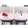 thumbnail image 3 of Ounissouiy Funda para silla de Navidad, funda elástica de tamaño Universal, decoraciones para taburete, fundas impresas, cocina, fiesta, vacaciones, Kits de decoración para fiestas Anciano Ounissouiy HA069764-01, 3 of 6