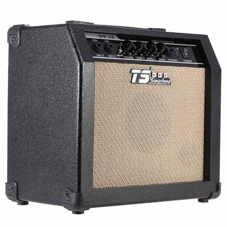 GT-15 Professional 3-Band EQ 2 Channel Electric Guitar Amplifier Distortion Amp 15W with 5