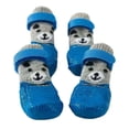thumbnail image 2 of Dog Shoes Dip Coating Waterproof Durable Shoe Covers and Socks for Pet Comfort in Outdoor Scenarios, Blue Size L, 2 of 6