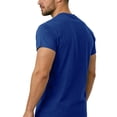 thumbnail image 5 of Leey-World Men's Henley Shirts Short Sleeve Texture Casual Button Henley Summer Classic Basic Tee Shirts T-Shirts for Man(Blue,S), 5 of 8