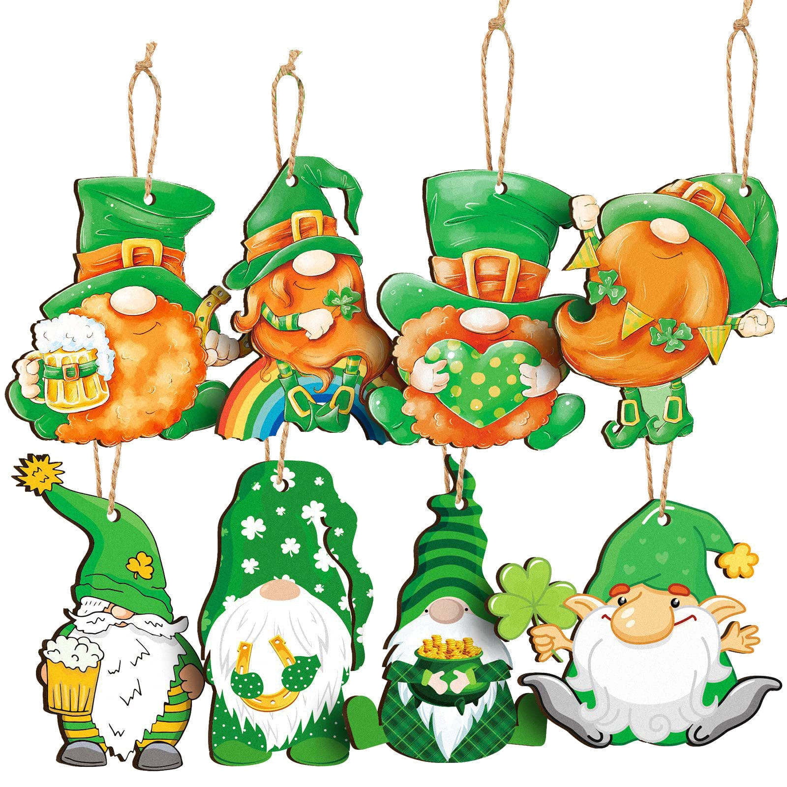 Patricks Day Tree Ornament St Patricks Day Wooden Decorations Lucky Hanging Pendant Tree