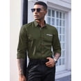 thumbnail image 6 of Coofandy Men's Fashion Slim Fit Dress Shirt Casual Shirt, 6 of 11